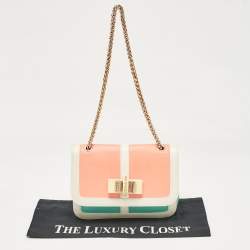 Christian Louboutin Tri Color Leather Sweet Charity Shoulder Bag