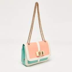 Christian Louboutin Tri Color Leather Sweet Charity Shoulder Bag