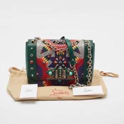 Christian Louboutin Multicolor Leather Sweet Charity Shoulder Bag