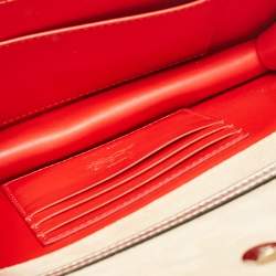 Christian Louboutin Gold Leather Loubi54 Clutch Bag
