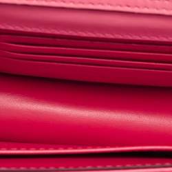 Christian Louboutin Pink Satin Loubi154 Clutch Bag