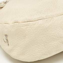 Christian Louboutin Cream Leather Mariana Hobo