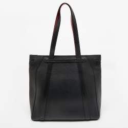 Pre Owned Christian Louboutin Black Leather Casado Tote