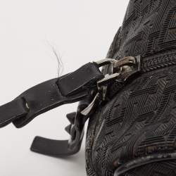 Christian Louboutin Black Textured Rubber Blaster Toiletry Pouch