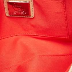 Christian Louboutin Beige Leather Spike Clutch Bag