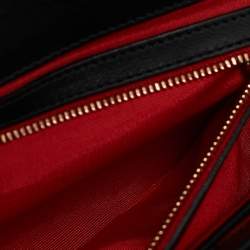 Christian Louboutin Black Patent Leather Catalina Clutch