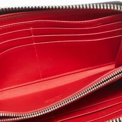 Christian Louboutin Multicolor Leather Panettone Spikes  Zip Around Wallet