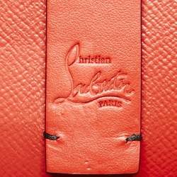 Pre Owned Christian Louboutin Black/Red Patent and Leather Cabata Love Tote