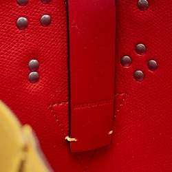 Christian Louboutin Yellow Satin Cabachic Bucket Bag