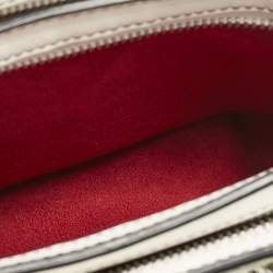 Christian Louboutin Multicolor Printed Patent Leather Triloubi Chain Shoulder Bag