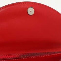 Christian Louboutin Red Patent Leather Loubi54 Clutch
