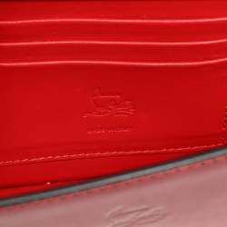 Christian Louboutin Red Patent Leather Loubi54 Clutch