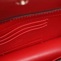 Christian Louboutin Red Patent Leather Loubi54 Clutch