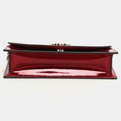 Christian Louboutin Red Patent Leather Loubi54 Clutch