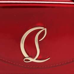 Christian Louboutin Red Patent Leather Loubi54 Clutch