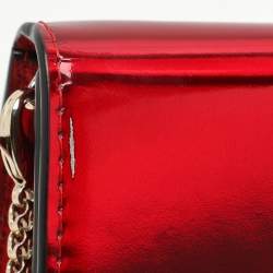 Christian Louboutin Red Patent Leather Loubi54 Clutch