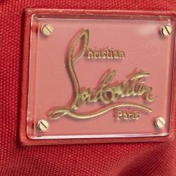 Christian Louboutin Brown Leopard Print Calfhair and Leather Pleated Satchel