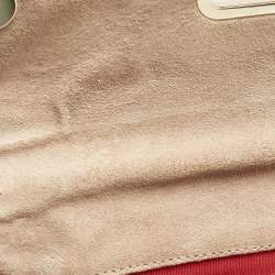 Christian Louboutin Beige Patent Leather Riviera Chain Clutch