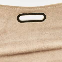 Christian Louboutin Beige Patent Leather Riviera Chain Clutch