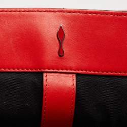 Christian Louboutin Black Leather and Rubber Explorafunk Backpack