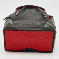 Christian Louboutin Black Leather and Rubber Explorafunk Backpack