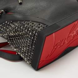 Christian Louboutin Black Leather and Rubber Explorafunk Backpack