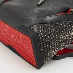 Christian Louboutin Black Leather and Rubber Explorafunk Backpack