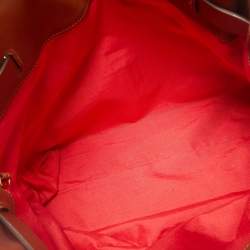 Christian Louboutin Brown Leather Sybil Spike Tote