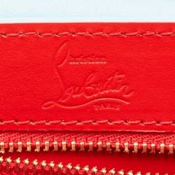 Christian Louboutin Light Blue Leather Small Loubi54 Shoulder Bag