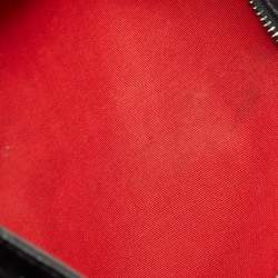 Christian Louboutin Black Patent and Leather Ruby Spike Clutch