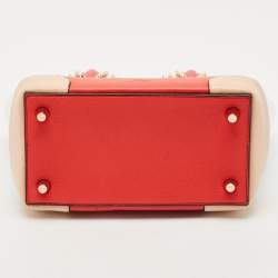Christian Louboutin Tricolor Leather Small Eloise Satchel