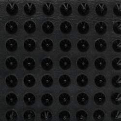 Christian Louboutin Black Leather Spikes Paros Wallet
