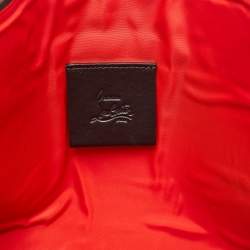 Christian Louboutin Multicolor Leather Graffiti Kalou Pouch 