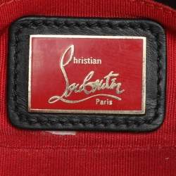 Christian Louboutin Black Leather Mini Spiked Sweet Charity Crossbody Bag