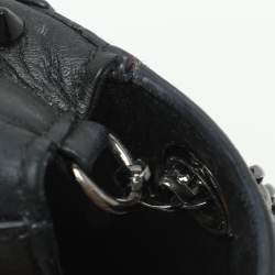 Christian Louboutin Black Leather Mini Spiked Sweet Charity Crossbody Bag