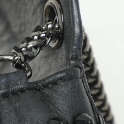 Christian Louboutin Black Leather Mini Spiked Sweet Charity Crossbody Bag