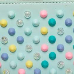 Christian Louboutin Multicolor Leather Panettone Coin Purse