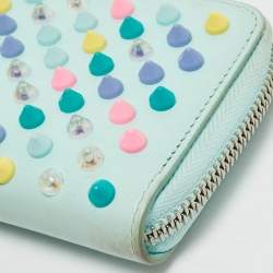Christian Louboutin Multicolor Leather Panettone Coin Purse