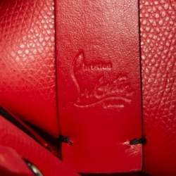 Pre Owned Christian Louboutin Black Leather Mini N/S Cabata Tote