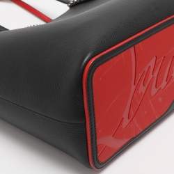 Pre Owned Christian Louboutin Black Leather Cabata Tote