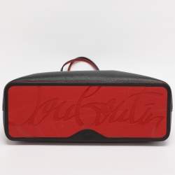 Pre Owned Christian Louboutin Black Leather Cabata Tote