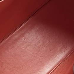 Pre Owned Christian Louboutin Black Croc Embossed Leather Cabarock Shopper Tote