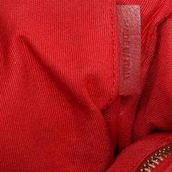 Pre Owned Christian Louboutin Beige Leather Sweet Charity Shoulder Bag