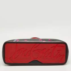 مملوكة مسبقًا حقيبة يد كريستيان لوبوتان لوف كاباتا جلد سوداء كبيرة