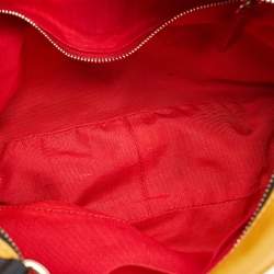 Pre Owned Christian Louboutin Tricolor Python and Leather Medium Roxanne Shoulder Bag