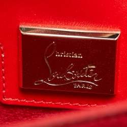 مم لوكة مسبقًا Christian Louboutin Paloma Medium Black/Beige Leopard Print Patent and Leather Tote