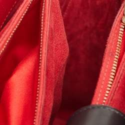 مملوكة مسبقًا Christian Louboutin Paloma Medium Black/Beige Leopard Print Patent and Leather Tote