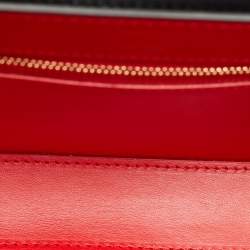 مملوكة مسبقًا Christian Louboutin Loubi54 Small Black Leather Shoulder Bag