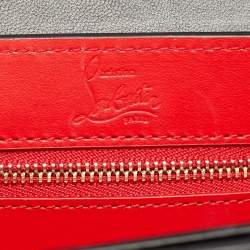 مملوكة مسبقًا Christian Louboutin Loubi54 Small Black Leather Shoulder Bag