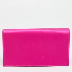 مملوكة مسبقًا Christian Louboutin Loubi54 Pink Satin Clutch Bag